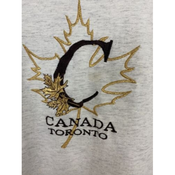 Vintage Canada Womens Shirt Size Small Ivory Toronto Single Stitch City Scape - Picture 8 of 10